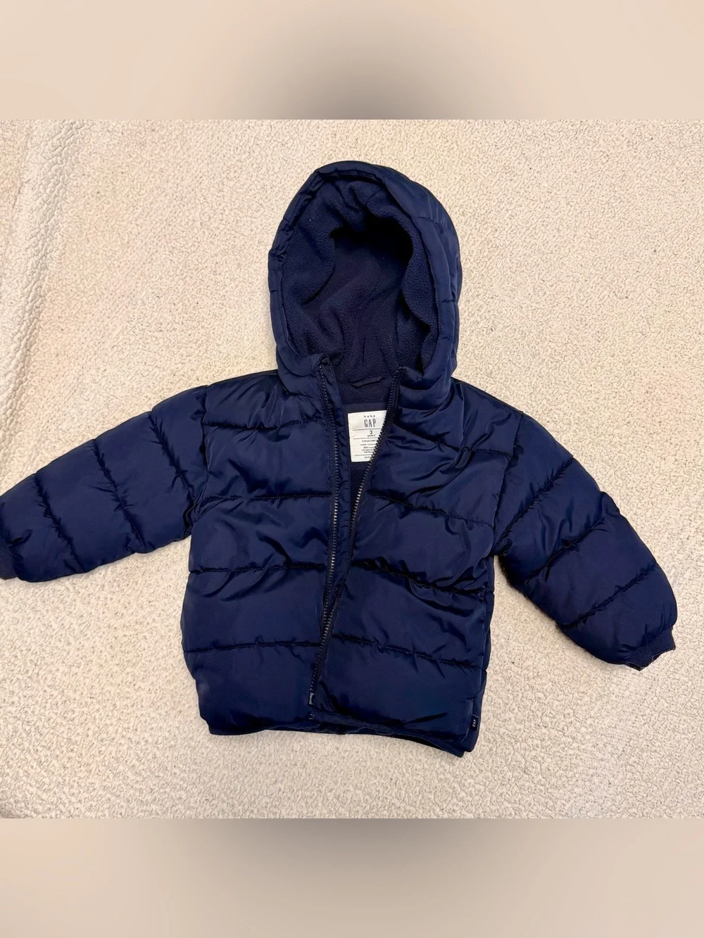 GAP▪️Navy Puffer Jacket▪️ Size 3T